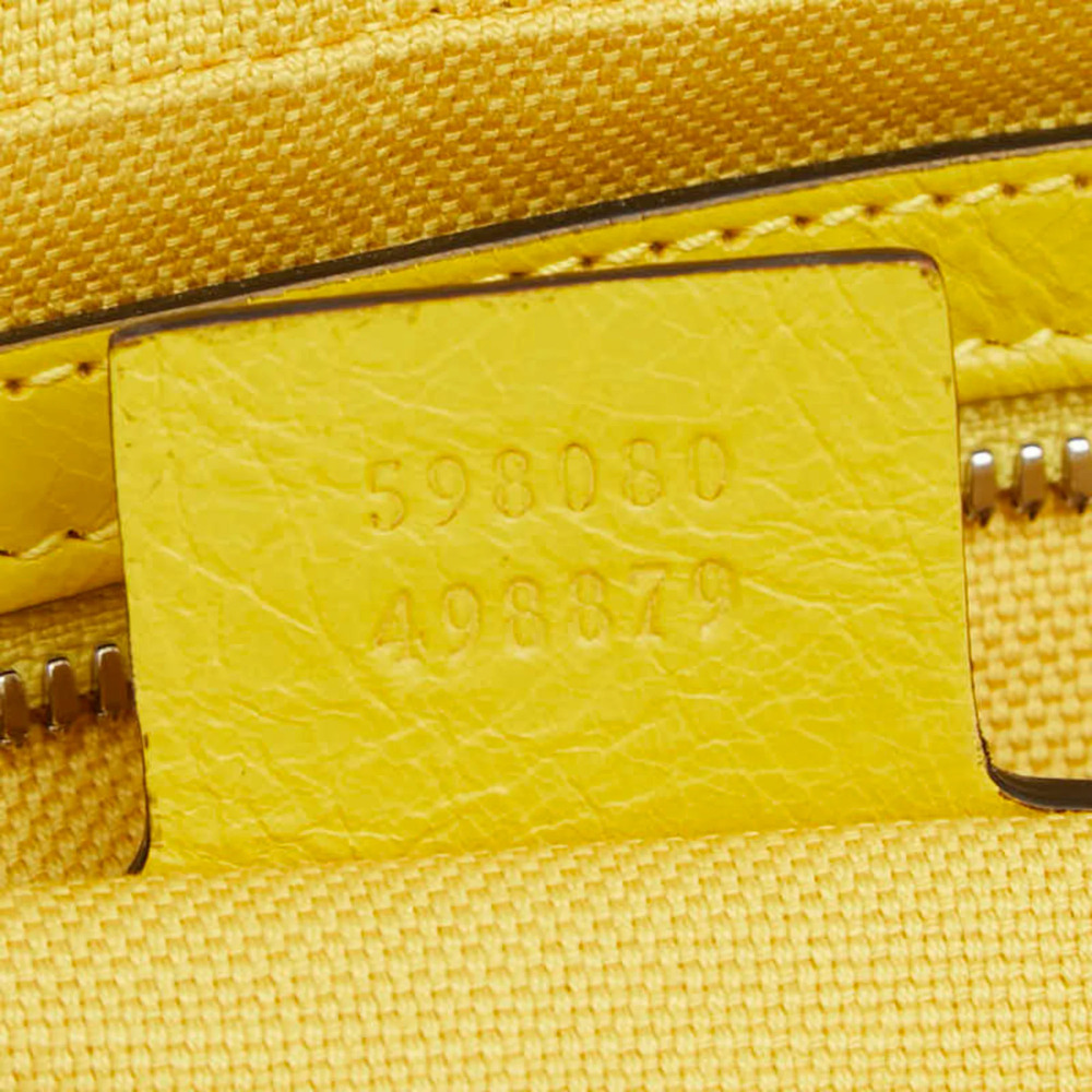GUCCI Yellow Leather Fanny Pack - Picture 12 of 12